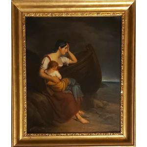 Pauline Tanera - (workshop Of Jean Augustin Franquelin) - 19th Century - Disquiet