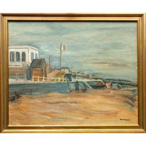Trouville-sur-mer Beach - Normandy - After Albert Marquet 