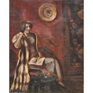 Henri Le Fauconnier Portrait Of A Woman