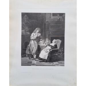 Molière, Boileau, The Handmaid And The Gardener