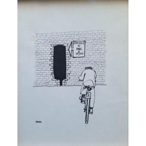 Prad Bike Press Drawing