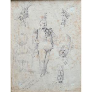 émile Bouquet National Guard In Fontainebleau