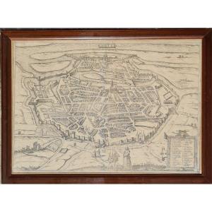 Map Of Metz Georg Braun And Frans Hogenberg