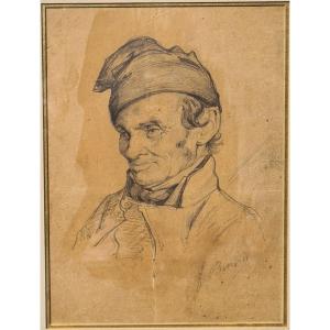 François Bonvin Portrait Of A Man 