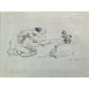 Adolphe Willette Sunset Of The Bride 