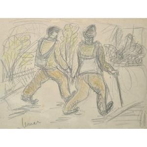 Marcel Lemar Two Artists Going On Location