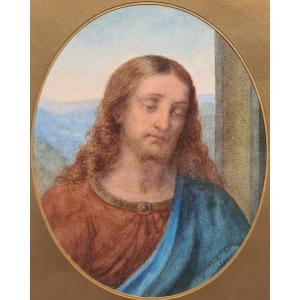 Christ By Leonardo Da Vinci By Giovanni Grignaschi