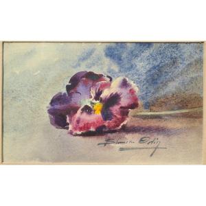 Blanche Odin Woman Artist Flowers