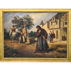 Faust By Charles Alexandre Debacq, Salon Painting