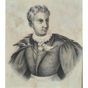 The Count Of Chambord As A Child By Albertine D