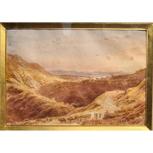 Mountainous Landscape By General Atthalin