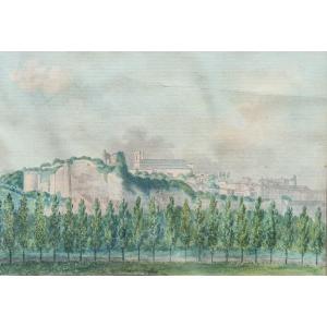 Southern Town With Abbey