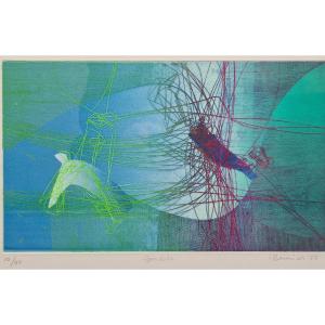 Abstract Print, Hector Saunier