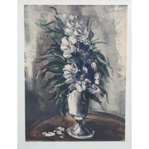 Bouquet Of Flowers By Maurice De Vlaminck 