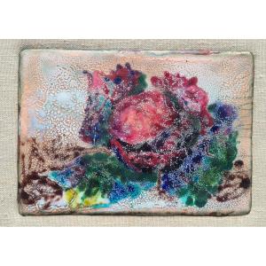 Cabbage By Mireille And Jacques Juteau, Enamel 