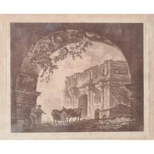 Rome According To Hubert Robert By The Abbot Of Saint Non
