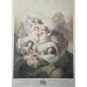 The Resurection Of A Pious Family Engraved By Francesco Bartolozzi After William Peters