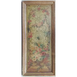 Floral Decorative Panel Sketch