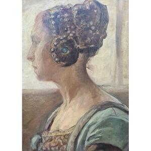 Study Of Female Painter Astrid Kjelberg Juel