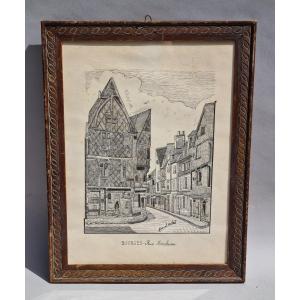 Drawing Bourges Feather