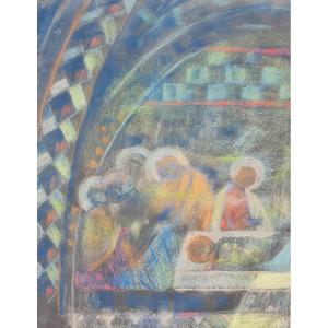 Julius Rolshoven Pastel