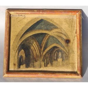 Interior Of Assise Basilic By James Bertrand
