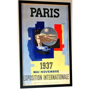 Cf Musée Carnavalet Large Original Poster Paul Colin Paris International Exhibition 1937