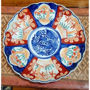 Dish Plate Narita Imari XVIII / XIX Eme China Japan Asia Porcelain Earthenware