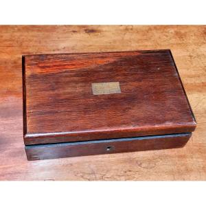 Coffret Boite Compas XIX Eme Siecle Napoleon 3