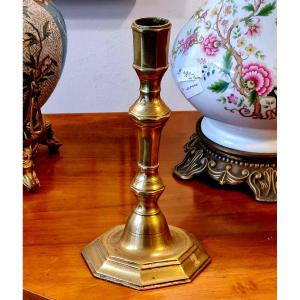 Regency Candle Holder Period XVIII Eme Gilded Bronze