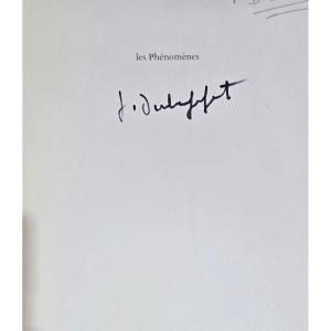 Autograph Book Signed By Jean Dubuffet, Original Hand Signature 