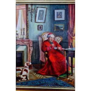 The Painting Of Cardinals, A Painting Of (anti) Clerical Manners Religious Cardinal Painting