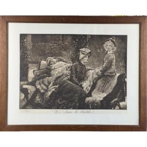 James Tissot - Le Banc De Jardin