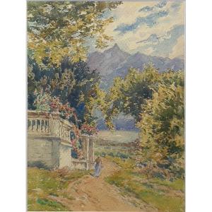 Henri Duhem - Woman On A Path