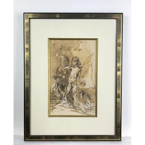 Jules Machard - Eros And Death - Drawing