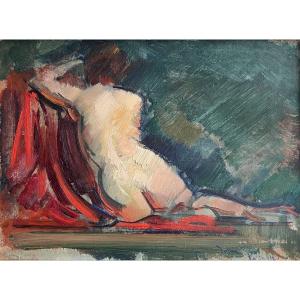 Guillaume Dulac - Nude From Behind