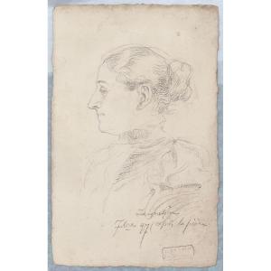 Gaston La Touche - Jacqueline After The Fever - Drawing