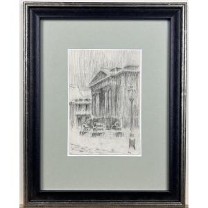 Henri Le Sidaner - Symbolist Landscape - Drawing