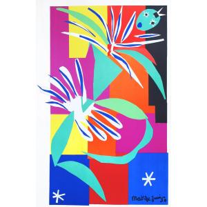 Original Vintage Matisse Poster - French Riviera, Creole Dancer, 1965 - Before The Letter. Eo