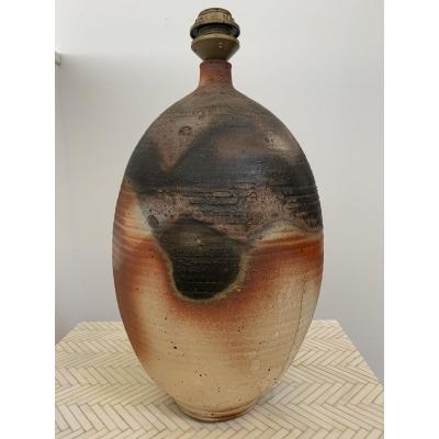 Ceramic Lamp By Bruno H'rdy 1970 La Borne