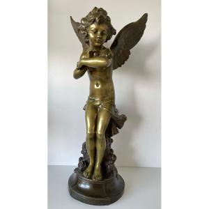 Bronze Sculpture The Angel And The Bee