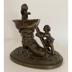 Boot Of Seven Place, Bronze Subject