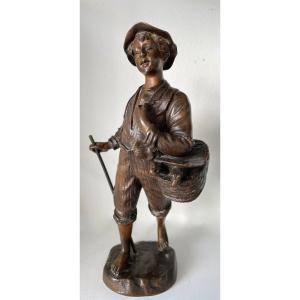 The Little Geese Seller, Bronze Subject
