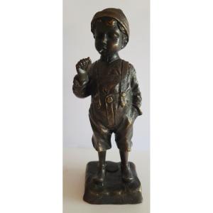 The Little Smoker, Bronze Subject