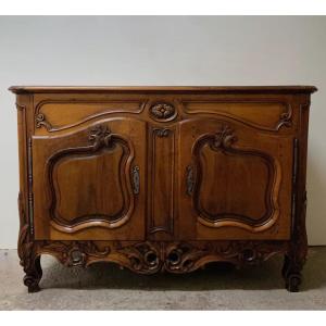 Provençal Low Walnut Sideboard