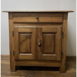 Small Walnut Community Cabinet