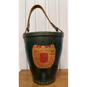 19th Century Leather Fire Bucket Or Fire Bucket