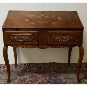 Louis XV Style Marquetry Donkey Back Desk 