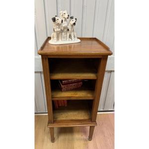 Louis XVI Style Walnut Bookcase