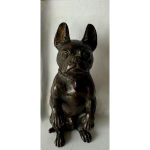 Small Bronze Depicting A Bulldog